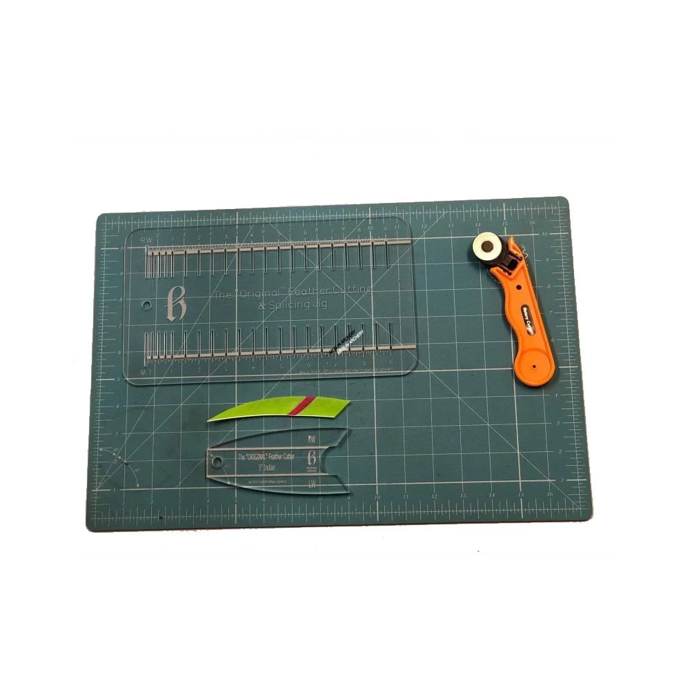 Heritage Feather Splice Cutting Jig 3 Heritage Feather Splice Cutting Jig