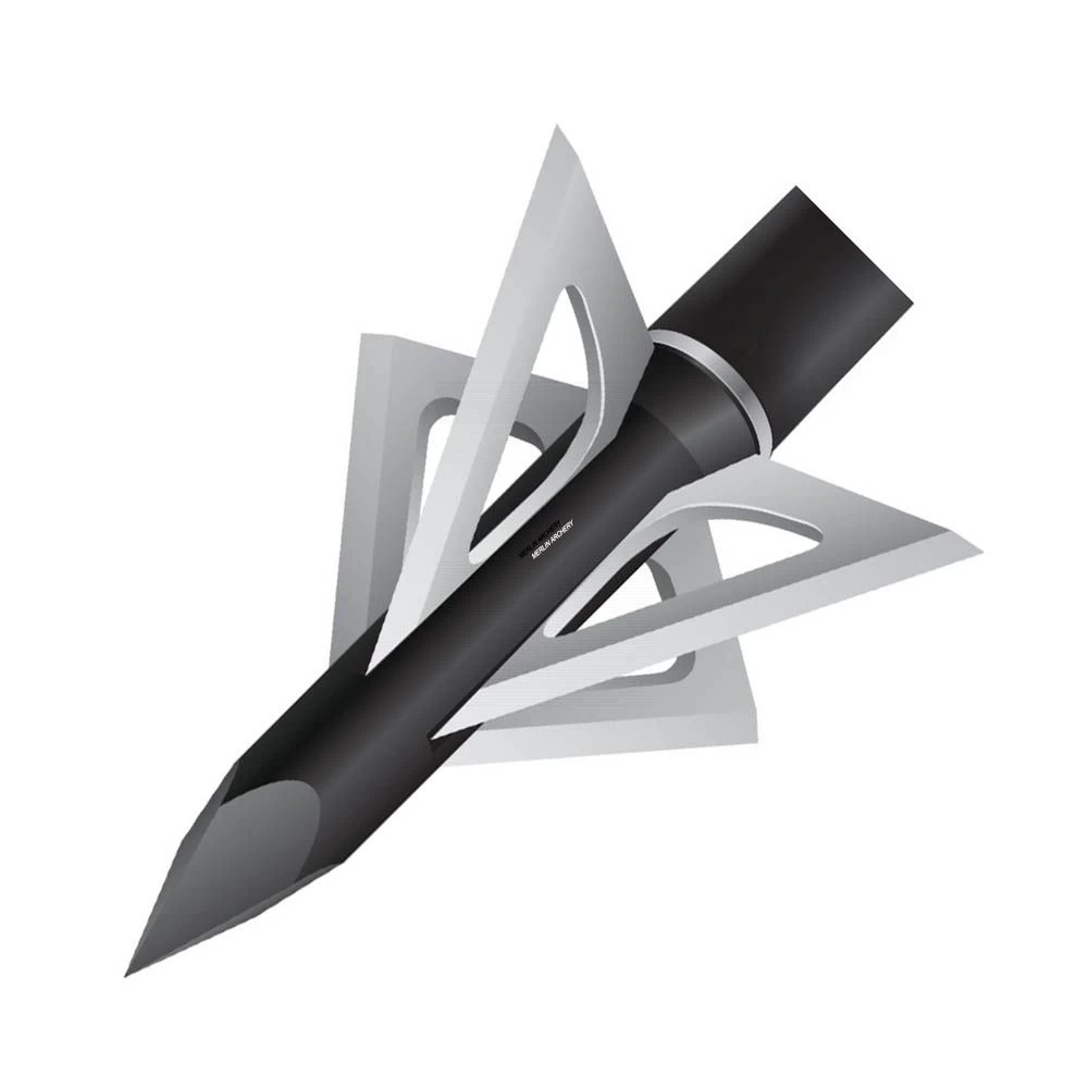 Slick Trick Deep 6 Magnum Broadheads - 100g 3 Slick Trick Deep 6 Magnum Broadheads - 100g