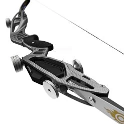 Mybo MYKAN 25" Barebow Riser -Bow Shop off angle 2 mykan barebow
